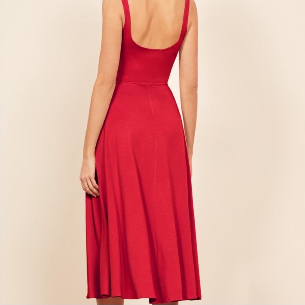 Like NEW! Reformation Rou Dress XS - Red - Picture 3 of 5